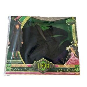 New Jakks Wicked Elphaba Dress Black 4-6 Costume